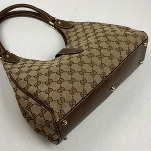 Gucci New Jackie Shoulder Line One Shoulder Bag Brown Bag Canvas Shoulder